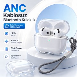 Kablosuz Bluetooth Kulaklık ANC Gürültü Engelleme Mikrofonlu Şarj Kutulu Kulaklık