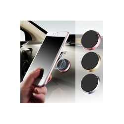Tüm Akıllı Telefonlarla Uyumlu Manyetik Telefon Tutucu Oto Siyah Araç Içi Tutucu